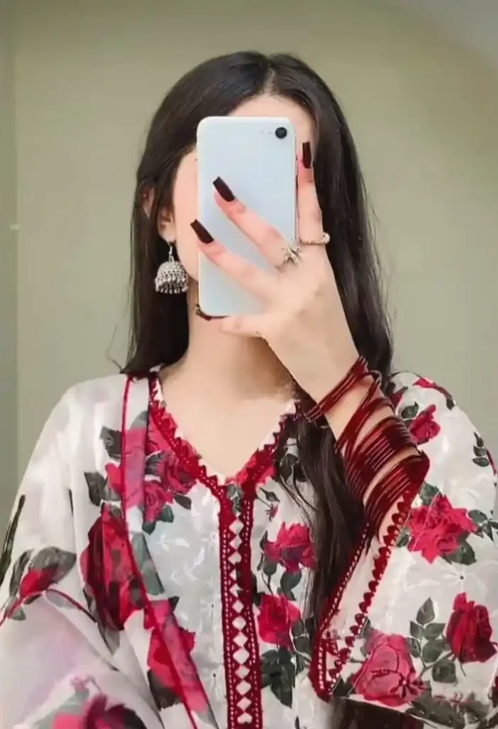 hide face girl